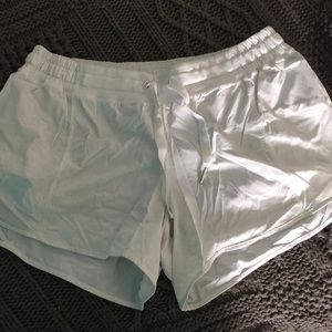 White Lululemon Shorts